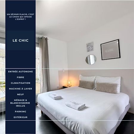 Le Chic - Parking - Exterieur - Fibre - Calme Apartment Mont-de-Marsan Bagian luar foto