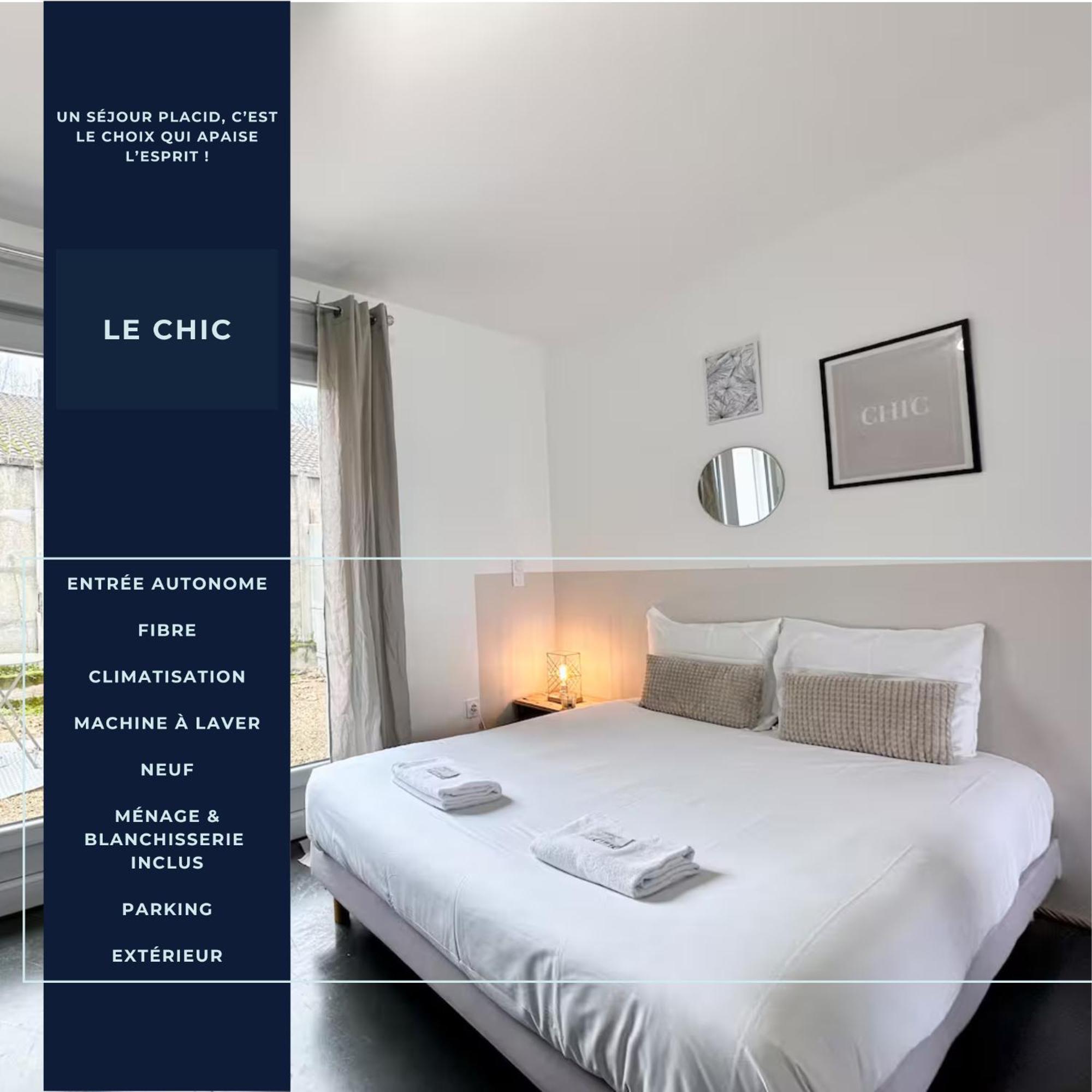 Le Chic - Parking - Exterieur - Fibre - Calme Apartment Mont-de-Marsan Bagian luar foto